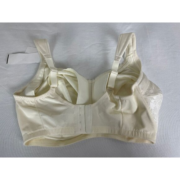 Aviana 2353 Floral Soft Cup Bra 36I Cream Ivory Wireless Support - Picture 3 of 6